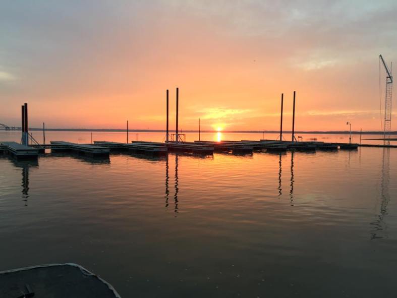 dock 1 sunset
